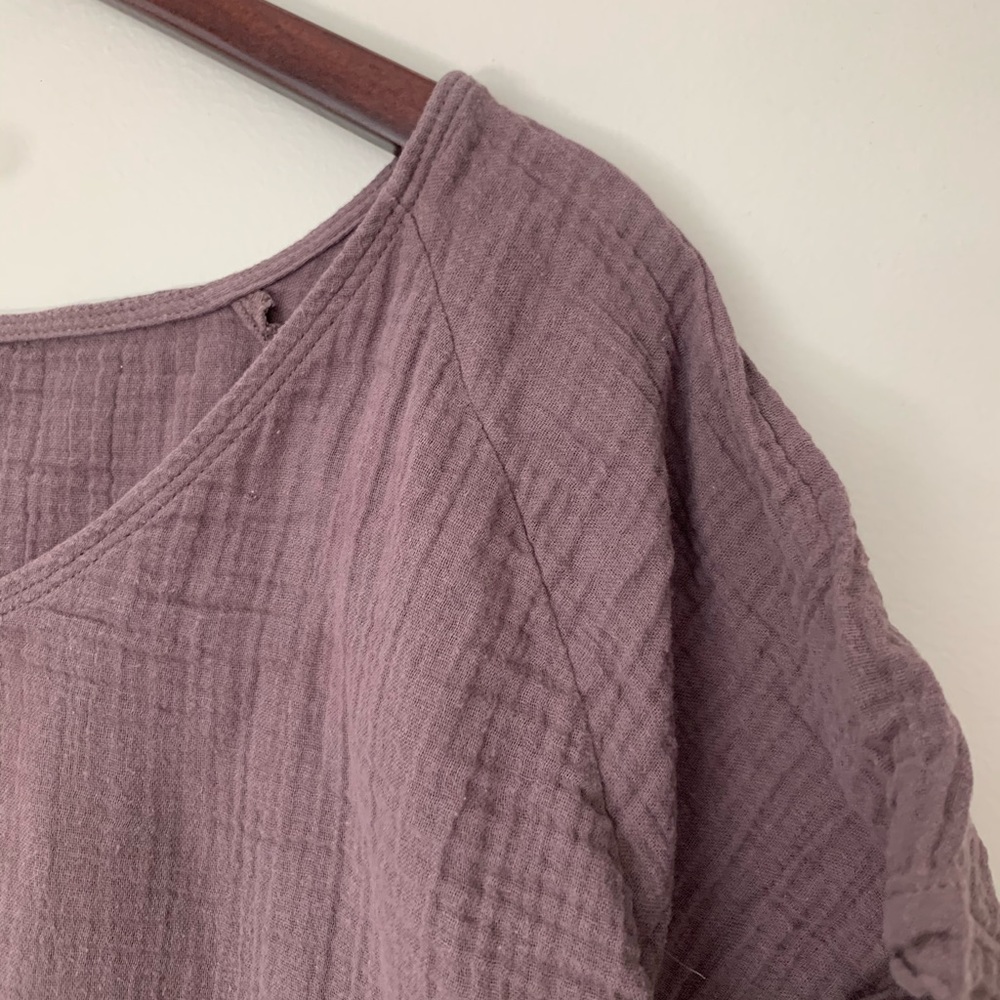 Maurices | Women’s Oversized Babydoll Top with Button Back size 2X